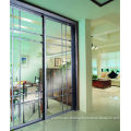 Cy818e-809 Soundproof Partition Sliding Doors With Grass, Internal Aluminum Metal Room Dividers Factory